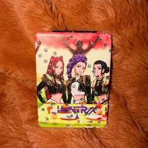 Huntrix Compact Mirror Kpop Anime Style Double Mirror Travel Makeup Mirror
